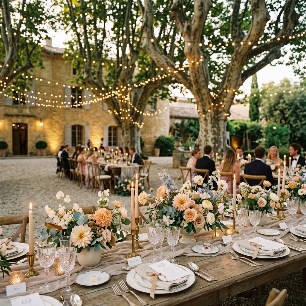 Robe de mariée et détails d'un mariage élégant en Occitanie, style de photo de mariage doux et naturel
