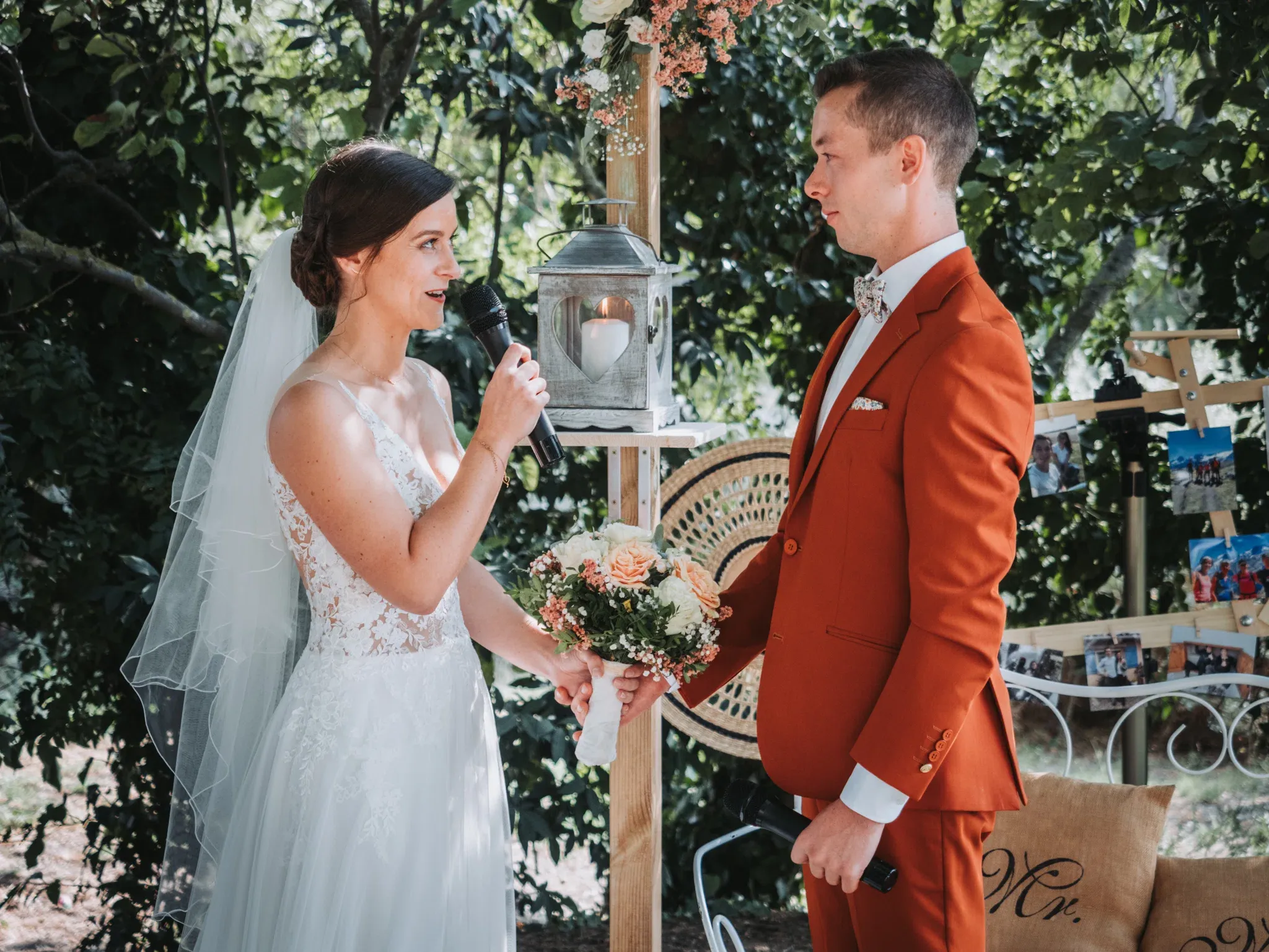 Écriture des vœux de mariage authentiques